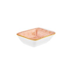 Karaca Floral Organe Rectangle Snack-Saucer Bowl 11cm, 153.03.08.2993