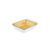 Karaca Floral Yellow Rectangle Snack-Saucer Bowl 11cm, 153.03.08.2994