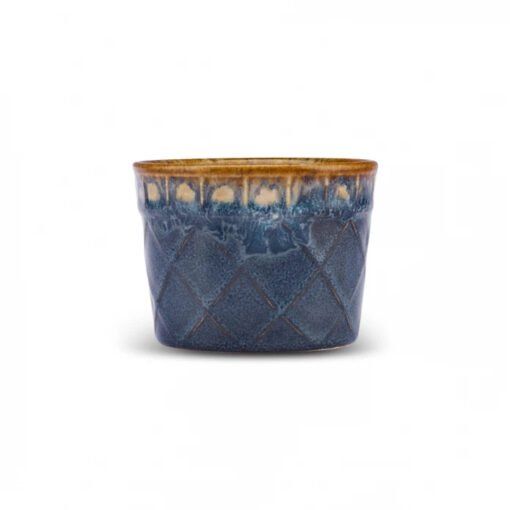 Karaca Jodi Ceramic Single Snack-Ice Cream Bowl 8cm [Blue], 153.03.08.4546