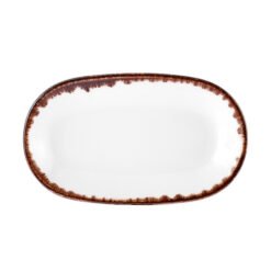Karaca Levi Porcelain Boat Plate 24cm, 153.09.01.0557