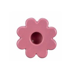 Karaca Home Grandeur Ceramic Candle Holder Pink [8.5x8.5x3cm], 153.09.01.0909