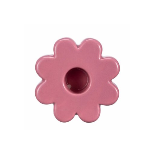 Karaca Home Grandeur Ceramic Candle Holder Pink [8.5x8.5x3cm], 153.09.01.0909