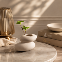 Karaca Home Zenith Two-Layer Ceramic Vase, 153.09.01.0912