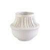 Karaca Home Elegant White Vase - [16.2x16x14.2cm], 153.19.01.1403