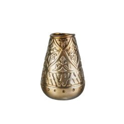 Karaca Home Nature Myth Ceramic Vase - [19x23cm], Gold, 153.20.01.0200