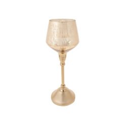 Karaca Home Lucca Tealight Candleholder Aluminum Gold [85x30cm], 153.20.01.0376