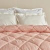 Karaca Home Sarah Anderson Grimes Plaid Double Quilt Pink [195x215cm], 160.22.08.0040