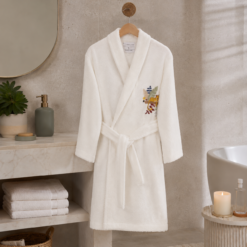 Karaca Home Bummer 6–8 Years 100% Cotton Child Bathrobe, 200.16.01.0098