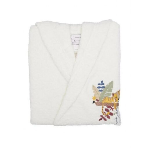 Karaca Home Bummer 6-8 Years Bathrobe Off-White - 100% Cotton, 200.16.01.0098