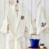 Karaca Home Challenge Blue Youth Bathrobe Set, 200.16.01.0122