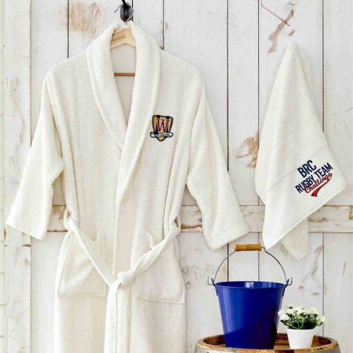Karaca Home Challenge Blue Youth Bathrobe Set, 200.16.01.0122