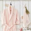 Karaca Home Crown Powder Youth Bathrobe Set, 200.16.01.0123