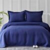 Karaca Home Charm Bold Navy Blue Double Bedspread Set, 200.17.01.0157