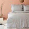 Karaca Home Back To Basic Grey 100% Cotton Single Duvet Cover Set, 200.18.01.0061