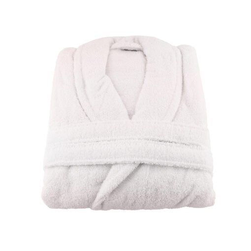 Karaca Home Back To Basic White 100% Cotton Bathrobe S/M - 56x106x51cm, 200.18.01.0230