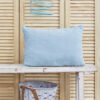 Karaca Home Dream Plain Blue Throw Pillow - [50x30cm] - 70% Polyester 30% Cotton, 200.18.01.0678