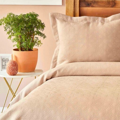 Karaca Home Back To Basic Dark Powder Single Bedspread, 200.18.01.0975