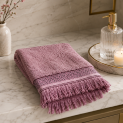 Karaca Lebanon 11 Karaca Home Softy 100% Cotton Appliqued Face Towel 50 x 90 cm – Lilac, 200.19.01.0656