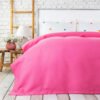 Karaca Home Boni Fuchsia 100% Cotton Double Blanket [200x220cm], 200.20.01.0082