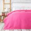 Karaca Home Boni Fuchsia 100% Cotton Single Blanket [200x220cm], 200.20.01.0125
