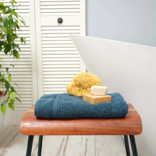 Karaca Home Daily Soft 100% Cotton Bath Towels 70x140cm Dark Petrol, 200.20.01.0304