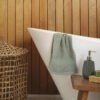 Karaca Home Dielle Recycle 100% Cotton Bath Towels 30x50cm Green, 200.20.01.0667