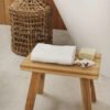 Karaca Home Dielle Recycle 100% Cotton Bath Towels 30x50cm Off-White, 200.20.01.0670