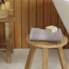 Karaca Home Dielle Recycle 100% Cotton Bath Towels 50x90cm Grey, 200.20.01.0671