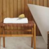 Karaca Home Dielle Recycle 100% Cotton Bath Towels 70x140cm Off-White, 200.20.01.0680