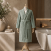 Karaca Home Dielle Men L/XL Green Bathrobe, 200.20.01.0687