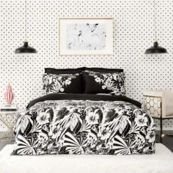 Alternative view of Karaca Home Pio Black Double Satin 100% Cotton Duvet Cover Set, 200.21.01.0033