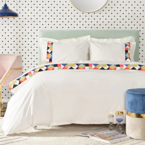Karaca Home Cedric Multi Double Embroidered Duvet Cover Set, 200.21.01.0042