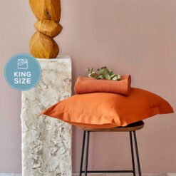 Karaca Home Back To Basic %100 Cotton King Size Duvet Cover Set [Tile], 200.21.01.0724