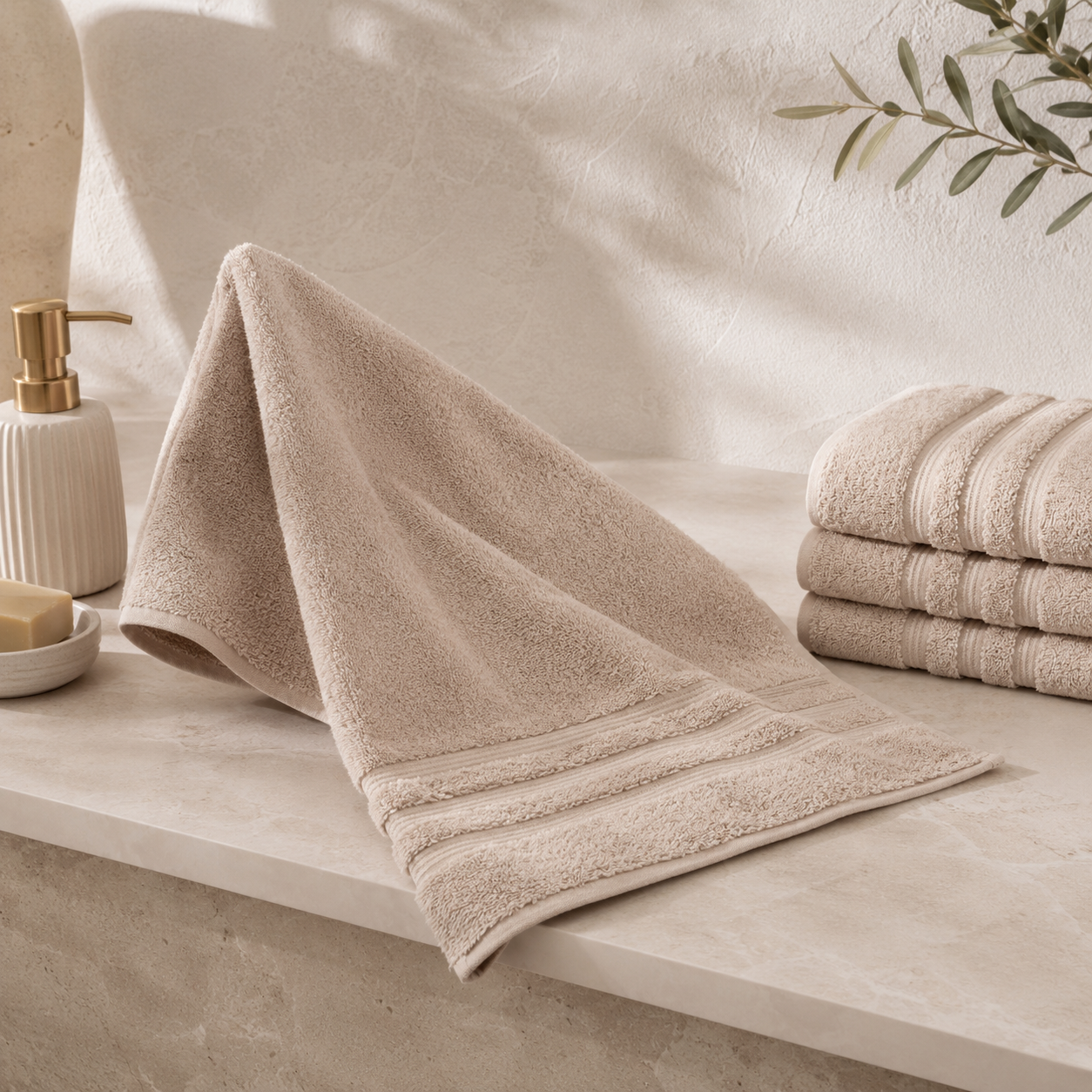 Karaca Home Road Premium Cotton Face Towel Set – 4 Pieces , 200.21.01.0734 2 Karaca Home Road Premium Cotton Face Towel Set – 4 Pieces , 200.21.01.0734 - Image 2