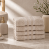 Karaca Home Road Premium Cotton Face Towel Set – 4 Pieces , 200.21.01.0734
