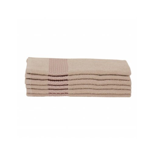 Karaca Home Honey 100% Cotton 6Pcs Hand Towels Set 30x50cm Beige, 200.21.01.0741