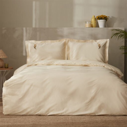 Karaca Home Nature Lover Olive Colors From Nature Embroidered Duvet Cover Set, 200.22.01.0042