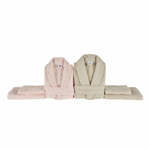 Karaca Home Shine Family Bathroom Set Powder Beige, 200.22.01.0163