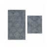 Karaca Home Katy 2Pcs Bath Mat Grey, 200.22.02.0045