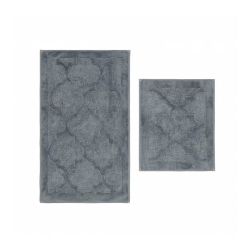 Karaca Home Katy 2Pcs Bath Mat Grey, 200.22.02.0045