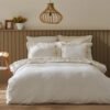 Karaca Home Nature Lover Nora Bamboo Embroidered Double Duvet Cover Set [Yellow], 200.22.04.0007