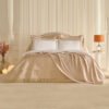 Karaca Home White Collection Bride Carina 80 Thread 100% Cotton 8Pcs Wedding Package [Gold], 200.22.04.0268