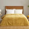 Karaca Home Blair Single Embos Blanket Mustard [160x220cm], 200.22.05.0165