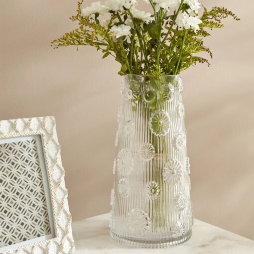 Karaca Home Neal Clear Glass Vase, 200.22.11.0011