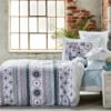 Karaca Aina Dark Blue Rnf King Size Duvet Cover Set, 200.22.11.0045