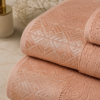 Karaca Home Lucia 4-Piece Hammam Towel Set – Powder/Grey, 200.22.14.0258 - Image 3