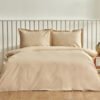 Karaca Home Cool Touch Stripe Double Duvet Cover Set [Beige], 200.22.14.0327
