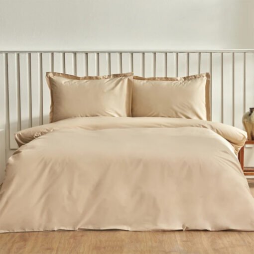 Karaca Home Cool Touch Stripe Double Duvet Cover Set [Beige], 200.22.14.0327