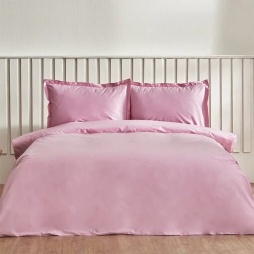 Karaca Home Cool Touch Stripe Double Duvet Cover Set [Pink], 200.22.14.0329