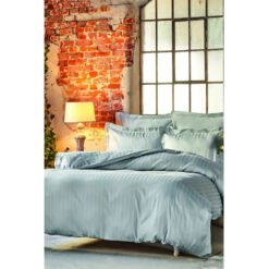 Karaca Mag Charm Bold Mavi Saten Cift Nevresim, 201.16.01.0007